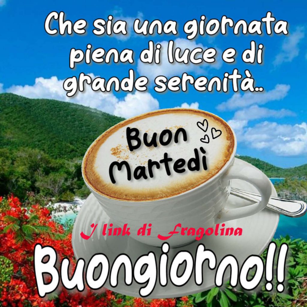 Che sia una giornata piena di luce e di grande serenità... Buongiorno !! Buon Martedì