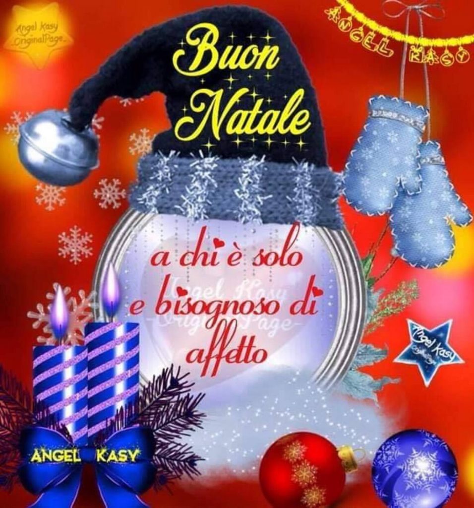 Buon Natale a chi è solo e bisognoso di affetto