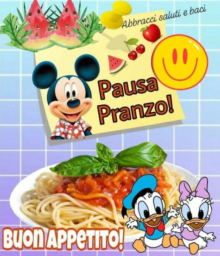 Pausa Pranzo! BUON APPETITO!