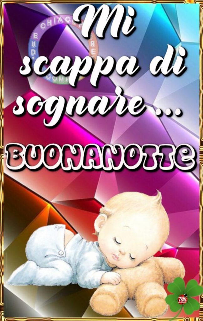 Mi scappa di sognare... Buonanotte