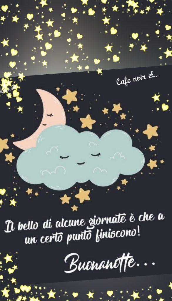 Il bello di alcune giornate è che a un certo punto finiscono! Buonanotte...