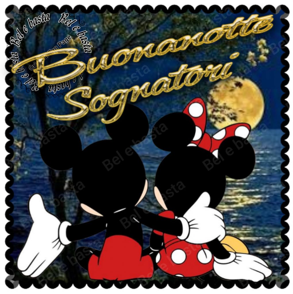 Buonanotte Sognatori - immagini Disney