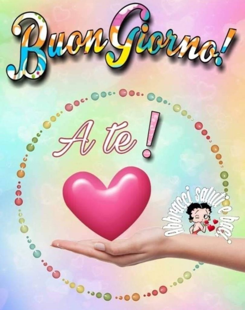 Buon Giorno ! A te ! - Betty Boop