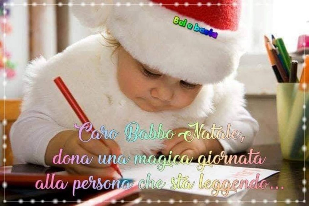 Caro Babbo Natale, dona una magica giornata alle persone che stanno leggendo...