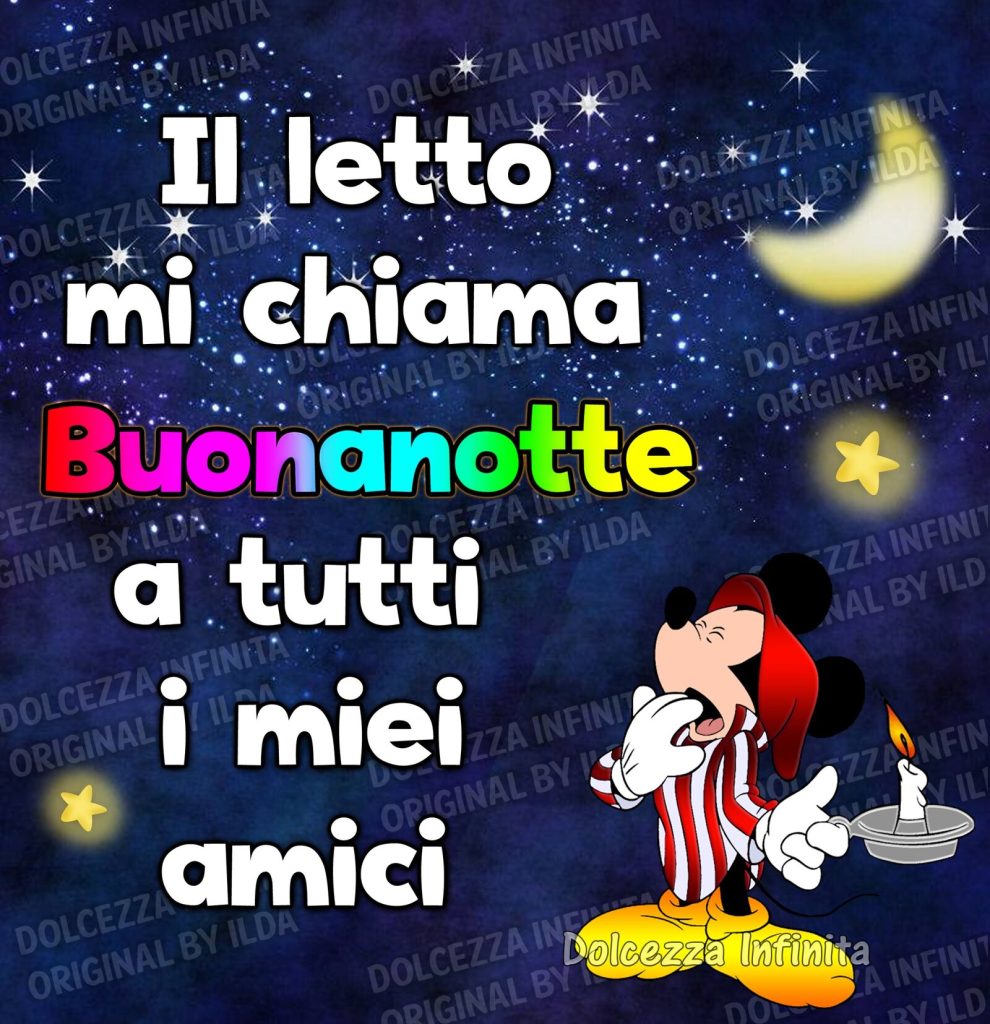 buona notte Topolino