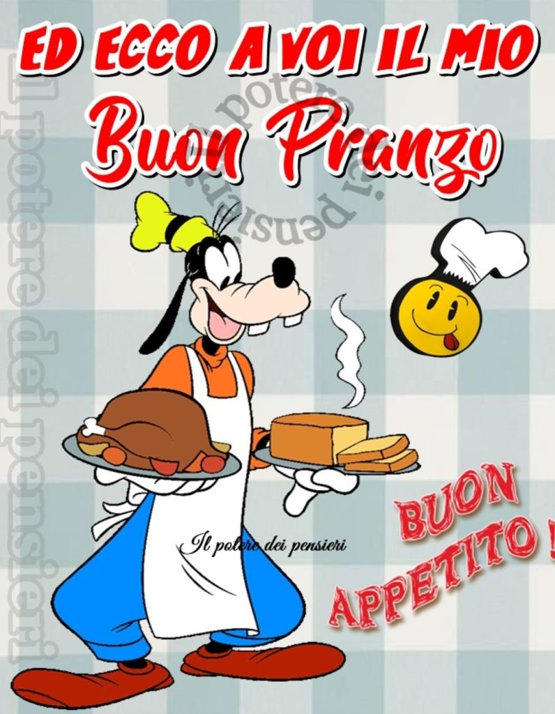 buon pranzo Disney