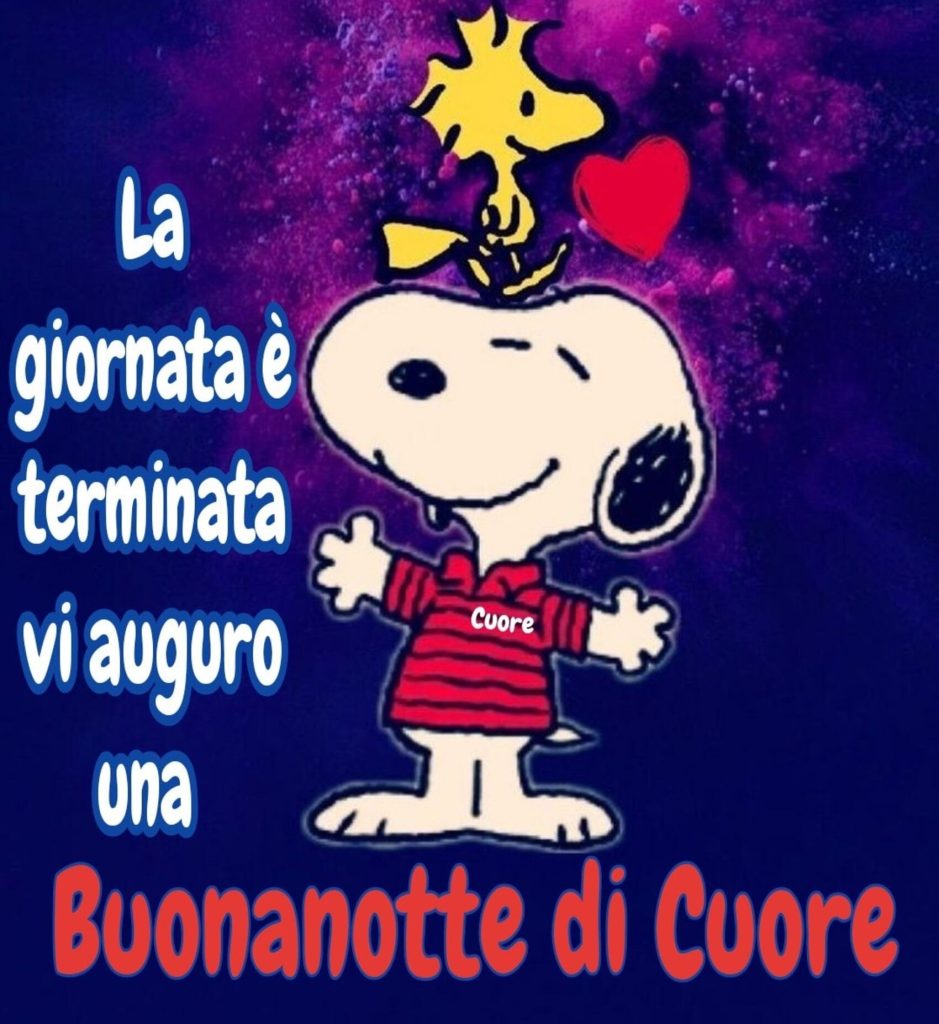 buonanotte snoopy