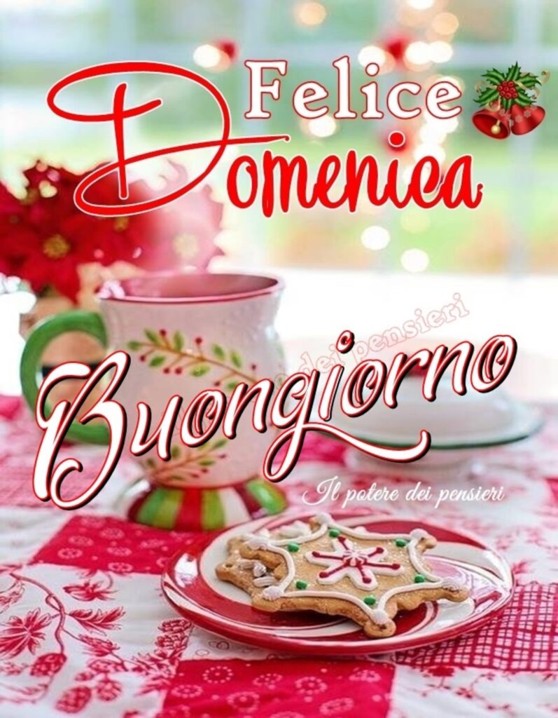 Buona Domenica con i dolcetti di Natale