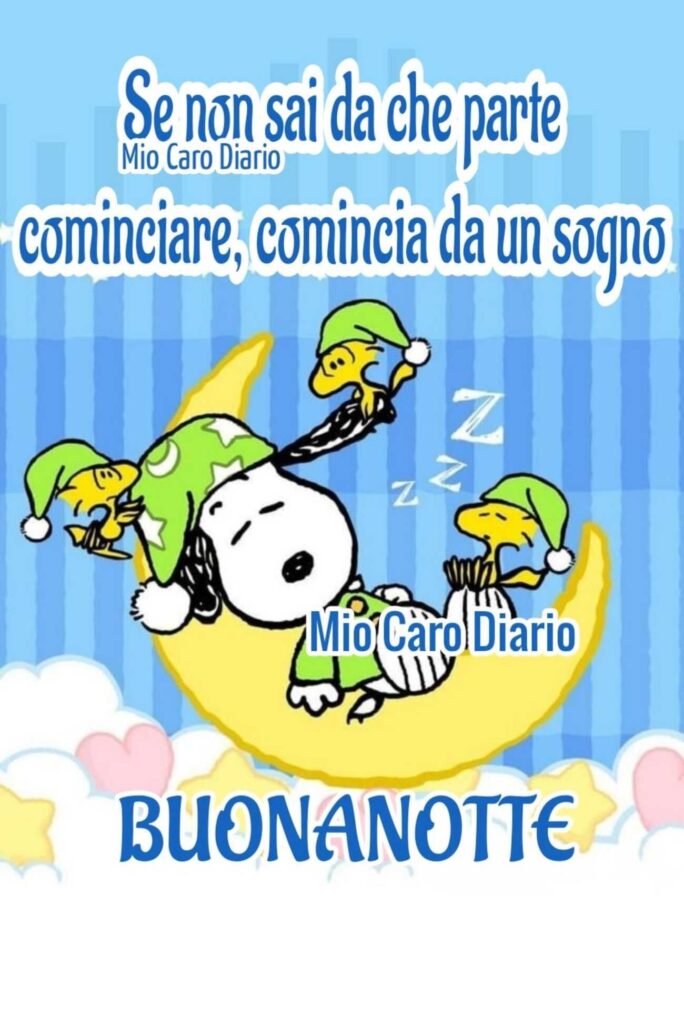 buonanotte Snoopy